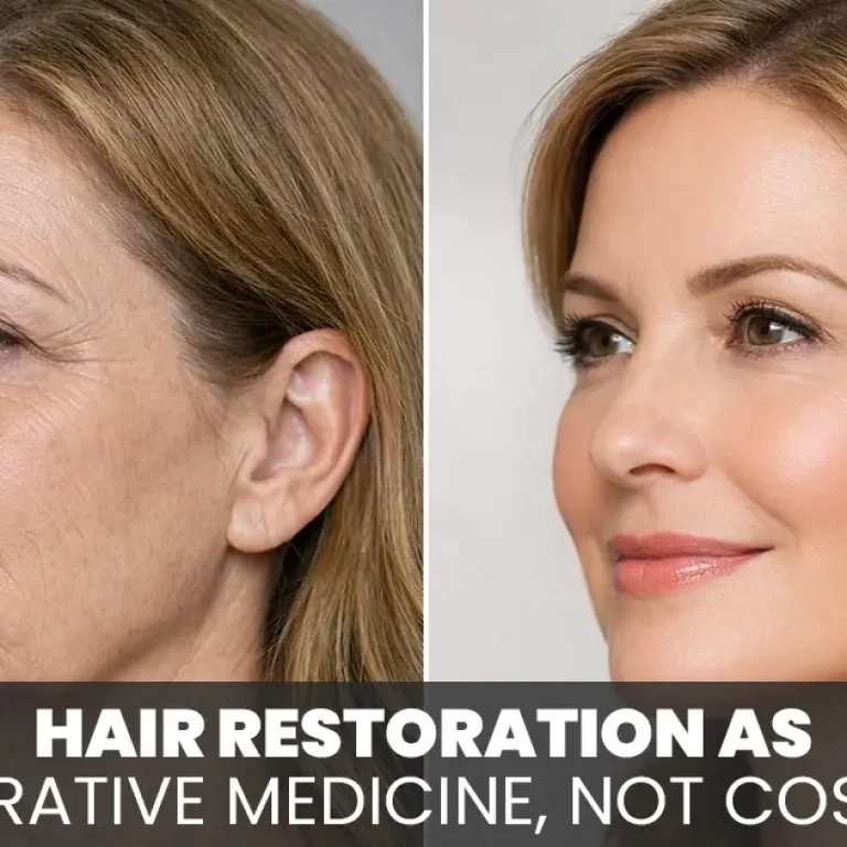 Hair Restoration as Regenerative Medicine, Not Cosmetics